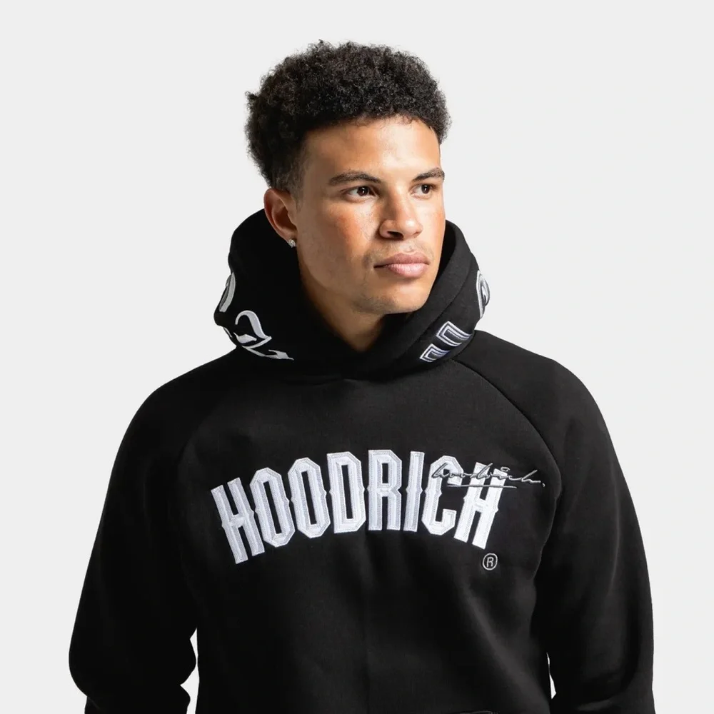 Hoodrich Heat V3 Stature Hoodie Black/White/Grey Size XL - Picture 3 of 9